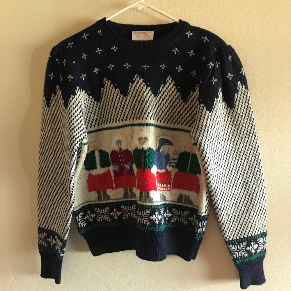 VINTAGE WOOL CHRISTMAS SWEATER